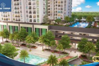 Bán căn hộ tầng cao Q7 Saigon Riverside nhìn ra khuôn viên xanh.