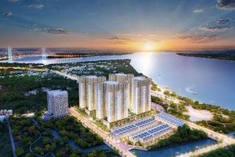 Bán căn hộ tầng trung Q7 Saigon Riverside hướng Nam view hồ bơi.