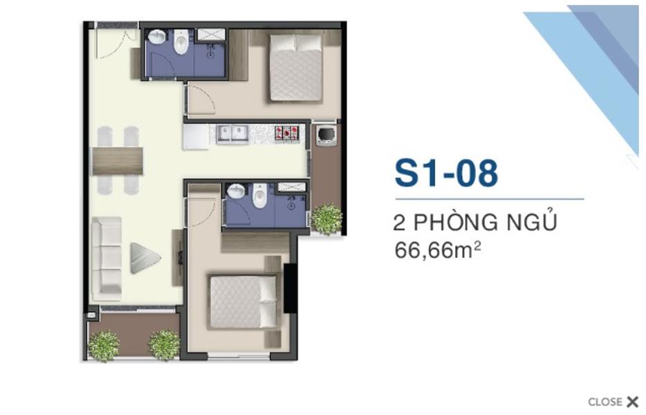 2Bán căn hộ Q7 Saigon Riverside tầng thấp giá tốt, tiện ích đa dạng.