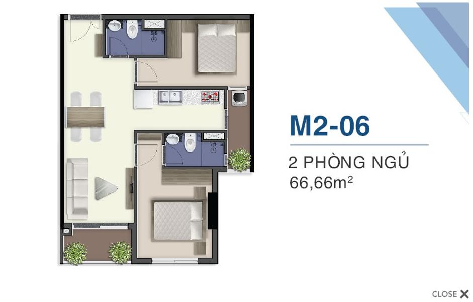 2Bán căn hộ tầng cao nội thất cơ bản Q7 Saigon Riverside, view nội khu.