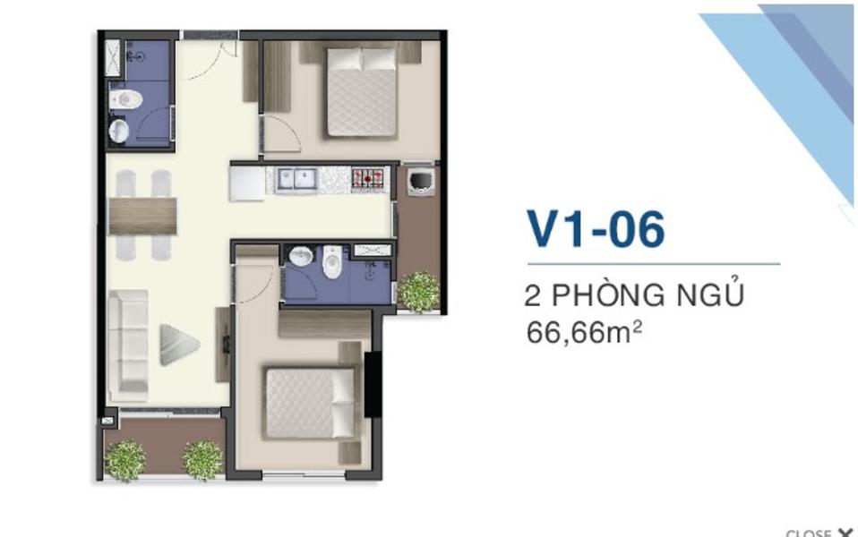 2Bán căn hộ tầng cao Q7 Saigon Riverside nội thất cơ bản, thoáng gió