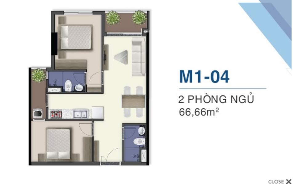Bán căn hộ Q7 Saigon Riverside tầng cao, ban công thoáng mát, đón gió.2